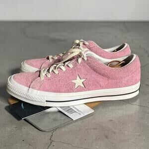 Unisex Converse One Star 159492C Suede Skateboard Shoes Size M11.5/W13.5 Pink